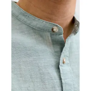 Chemise manches longues à bouton Jack & Jones Summer Linen image-4