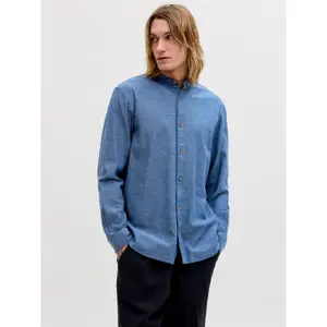 Chemise manches longues à bouton Jack & Jones Summer Linen image-1