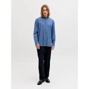 Chemise manches longues à bouton Jack & Jones Summer Linen image-2