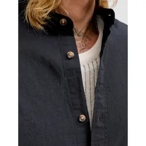 Long Sleeve Button Shirt Jack & Jones Summer Linen image-4