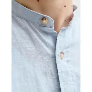 Chemise manches longues à bouton Jack & Jones Summer Linen image-4