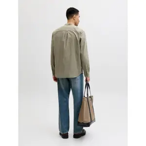 Chemise manches longues à bouton Jack & Jones Summer Linen image-2