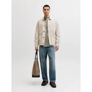 Chemise manches longues à bouton Jack & Jones Summer Linen image-3