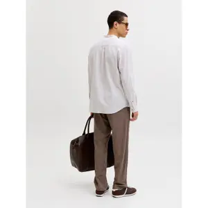 Chemise manches longues à bouton Jack & Jones Summer Linen image-3