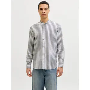 Long Sleeve Button Shirt Jack & Jones Summer Linen image-1