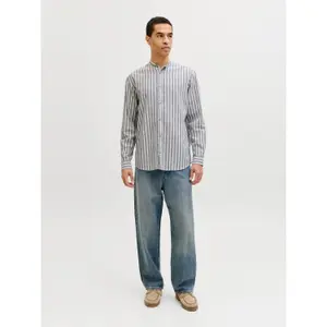 Long Sleeve Button Shirt Jack & Jones Summer Linen image-2