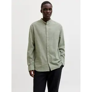 Chemise manches longues à bouton Jack & Jones Summer Linen image-1
