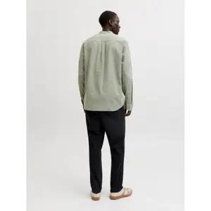 Chemise manches longues à bouton Jack & Jones Summer Linen image-4