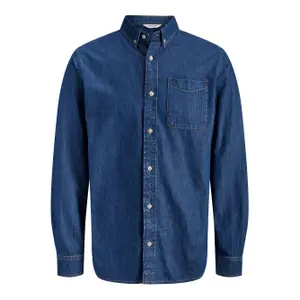 Langærmet denimskjorte Jack & Jones Brook Oxford image-0