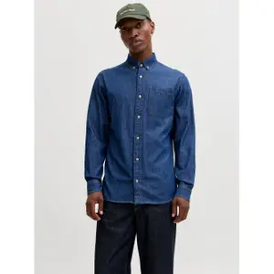 Langærmet denimskjorte Jack & Jones Brook Oxford image-1