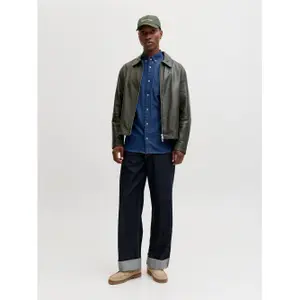 Langærmet denimskjorte Jack & Jones Brook Oxford image-3