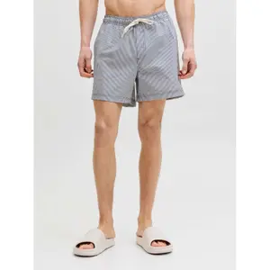 Badehose Jack & Jones Maui Seersucker Ocean image-1