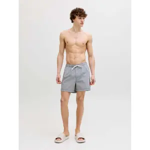 Badehose Jack & Jones Maui Seersucker Ocean image-3