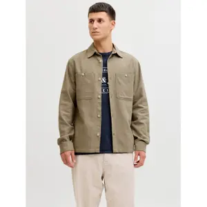 Long sleeve shirt Jack & Jones Blurayle Linen Bl. image-1