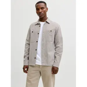 Long sleeve shirt Jack & Jones Blurayle Linen Bl. image-1
