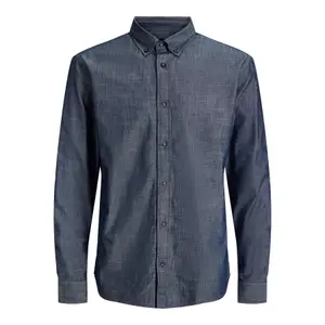Long sleeve shirt Jack & Jones Richard Chambray image-0