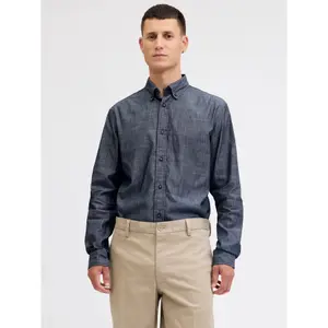 Long sleeve shirt Jack & Jones Richard Chambray image-1