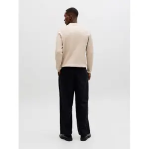 Long-sleeved knitted polo shirt Jack & Jones Blakai Styd image-3
