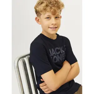 T-shirt con logo per bambini Jack & Jones Corp image-4