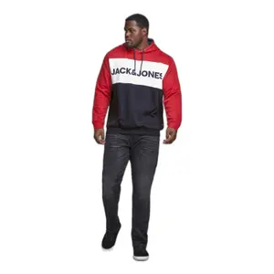 Sweater met grote capuchon Jack & Jones Logo Blocking image-1