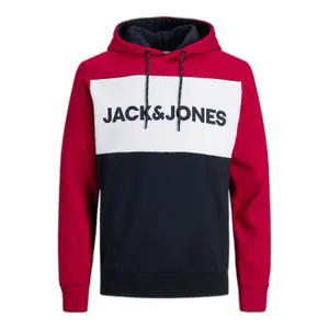 Sweater met grote capuchon Jack & Jones Logo Blocking image-0