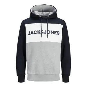 Sweater met grote capuchon Jack & Jones Logo Blocking image-0