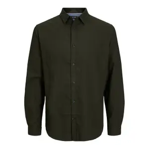 Long-sleeved plaid shirt, twill, large size Jack & Jones Gingham image-0