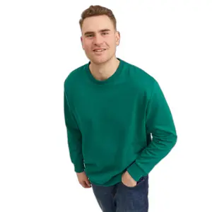 Sweatshirt round neck large size Jack & Jones Basic image-3