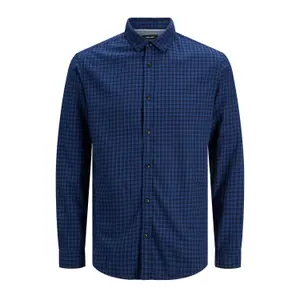 Kariertes Hemd mit langen Ärmeln, Twill, große Größe Jack & Jones Gingham image-0