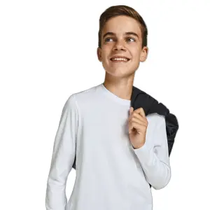 Long-sleeved t-shirt for children Jack & Jones Organic Basic image-3