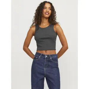 Women's ribbed crop top Jack & Jones Fallon STR image-1