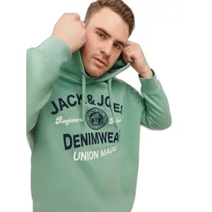 Hooded sweatshirt large size Jack & Jones Logo 2 image-4