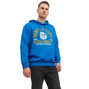 Hooded sweatshirt large size Jack & Jones Logo 2 image-1