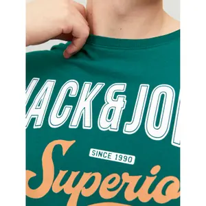 T-Shirt in Übergröße Jack & Jones Logo 2 image-6