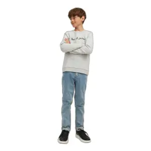 Hooded sweatshirt round neck child Jack & Jones Berg image-2