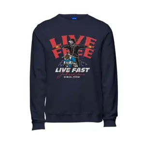 Sweatshirt round neck child Jack & Jones Headon image-0