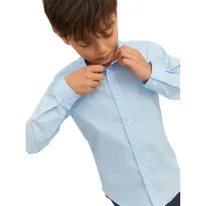 Camisa de manga comprida para crianças Jack & Jones Joe Plain image-4