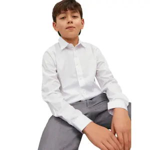 Long sleeve shirt for kids Jack & Jones Joe Plain image-3