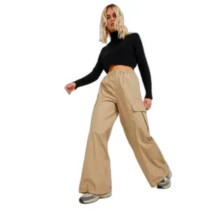 Pantalon cargo taille haute femme Jack & Jones Yoko Cosy image-1