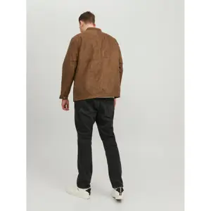 Veste similicuir grande taille Jack & Jones Rocky Clean image-3