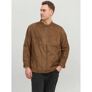 Veste similicuir grande taille Jack & Jones Rocky Clean image-1