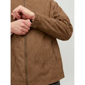 Veste similicuir grande taille Jack & Jones Rocky Clean image-5