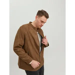 Veste similicuir grande taille Jack & Jones Rocky Clean image-4