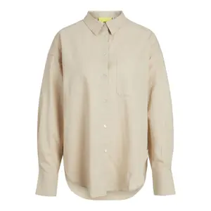 Langarmshirt aus Leinengemisch, Damen Jack & Jones Jamie RLX image-0