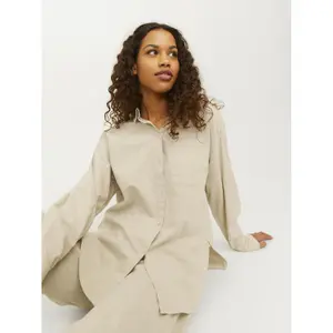 Langarmshirt aus Leinengemisch, Damen Jack & Jones Jamie RLX image-4