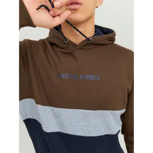 Hoodie Jack & Jones Jjereid Blocking image-5