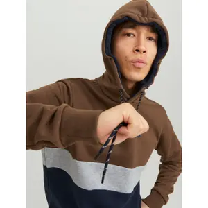 Hoodie Jack & Jones Jjereid Blocking image-4