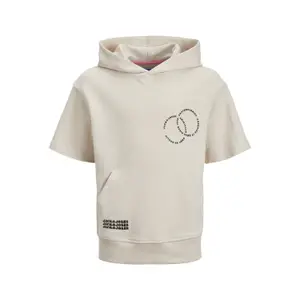 Sweatshirt short sleeve hoodie child Jack & Jones Oli Skater LN image-0