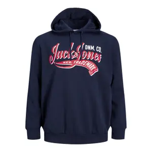 Mikina s kapucí nadměrné velikosti Jack & Jones Logo image-0