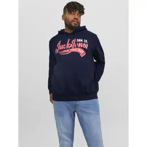 Mikina s kapucí nadměrné velikosti Jack & Jones Logo image-1